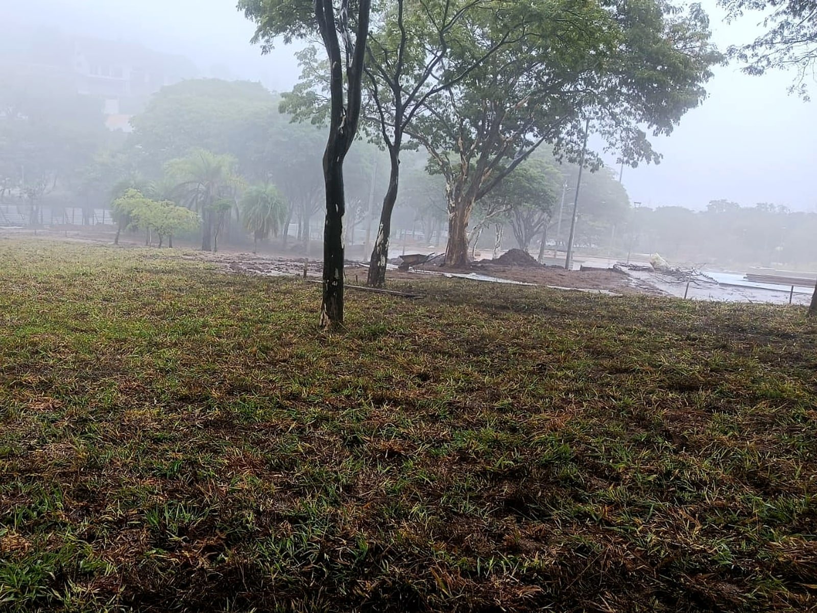 Batatais aplicada em parque público — uso em grandes áreas